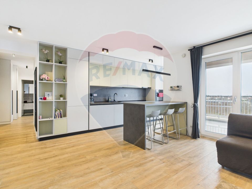Apartament 3 camere de inchiriat mobilat complet