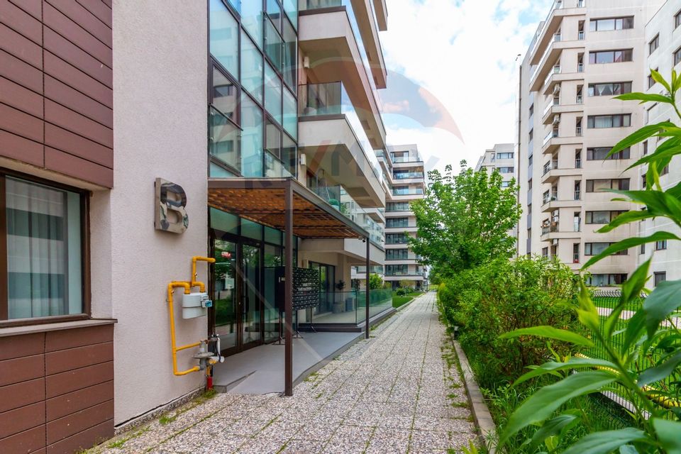 Apartament 3 camere de închiriat în Pipera, loc parcare, terasa 95mp