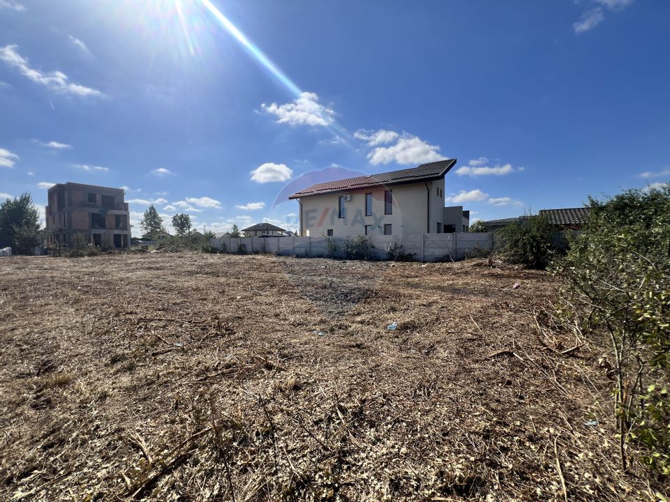 Teren ideal pentru casă de vis în Mogoșoaia – 849,3 mp, cu utilități