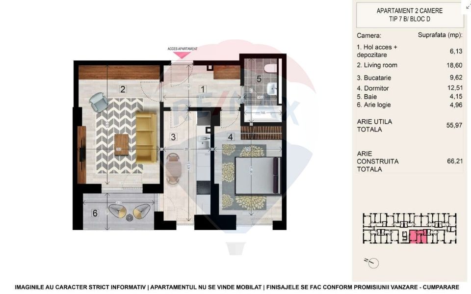 De Vanzare Apartament nou 2 Camere Opal Residence Bragadiru