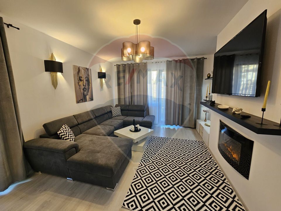Apartament nou delux -2 camere mobilat/utilat+boxa+loc parcare!
