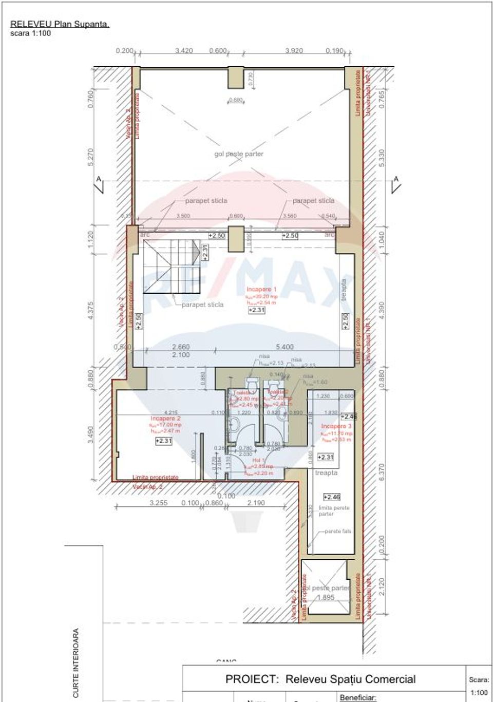 Spațiu comercial premium, 3 niveluri, Str. Universității, Cluj-Napoca