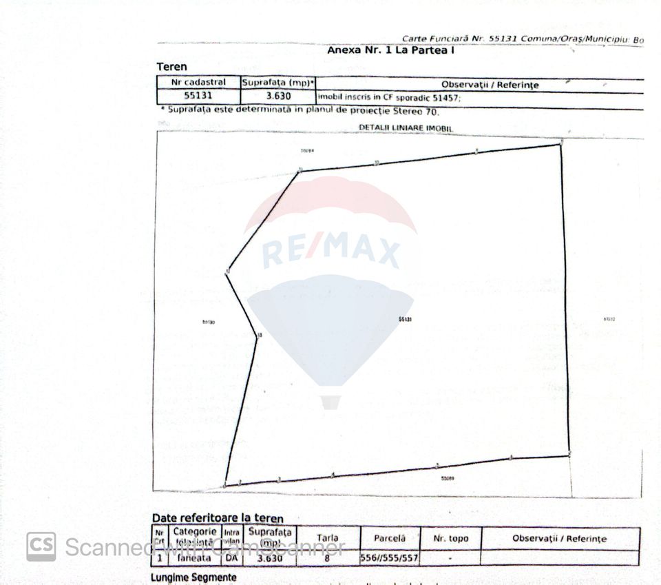 Land 49,000sqm Borca / Strada Vitoria lipan