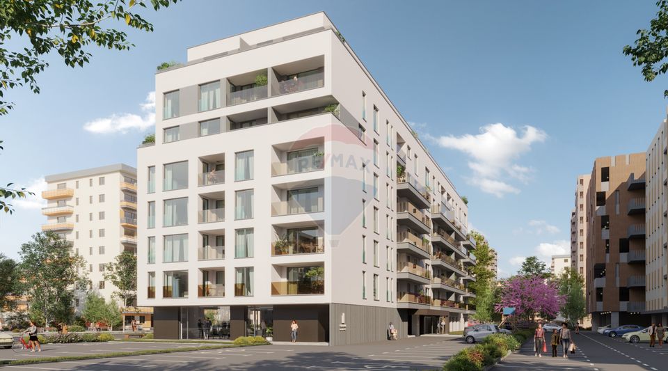 Apartament cu 2 camere, etaj 6, 58mp, Capitolis Residence