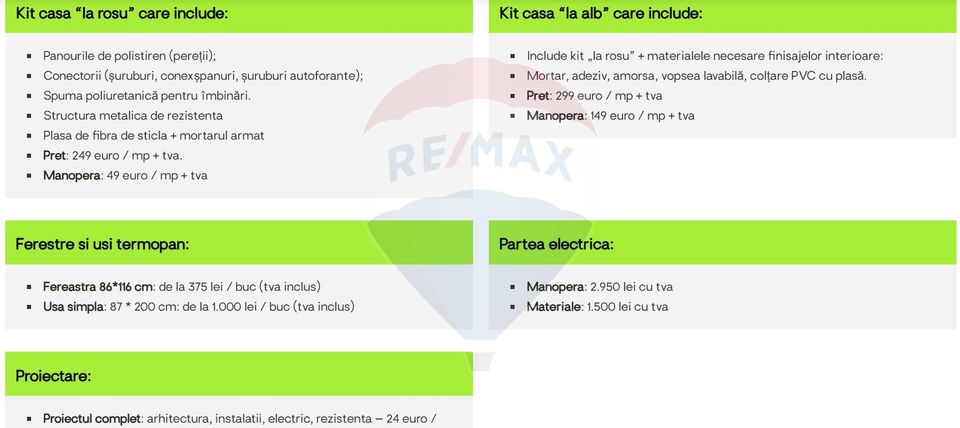 Case modulare din polistiren