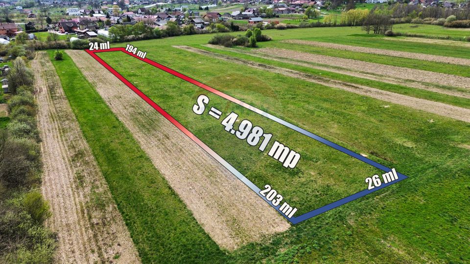 Land 4,981sqm Coltau / Strada Principala