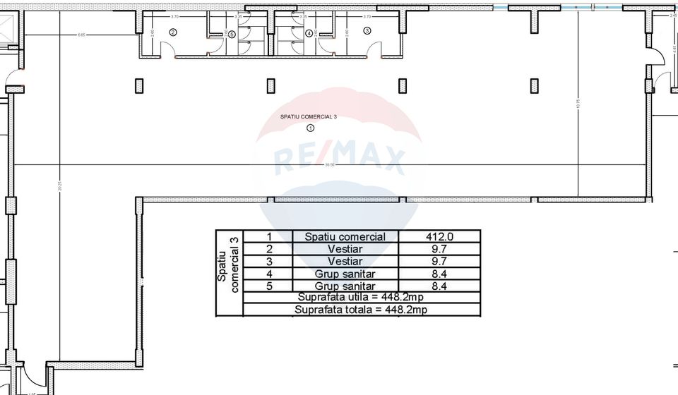 Inchiriere Spațiu Comercial langa Pasarela Metrou Berceni | Open Space