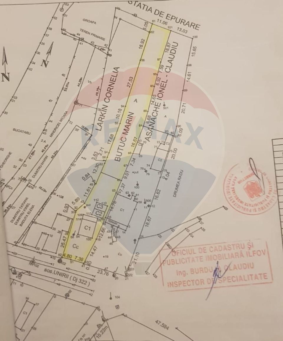 Land 1,750sqm Balotesti / Soseaua Soseaua Unirii