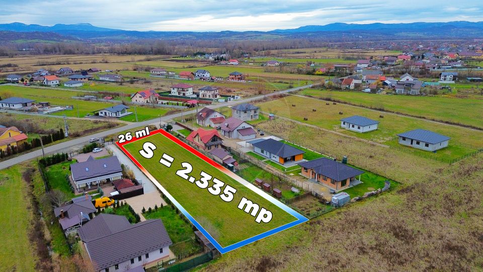 Teren de vanzare cu proiect de casa si piscina Săcălășeni