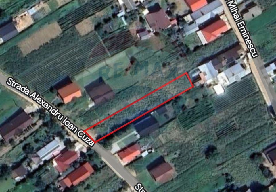 Teren intravilan 826mp Luizi-Calugara