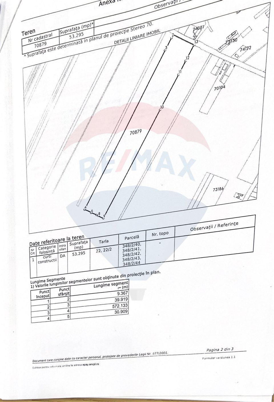 Land 53,295sqm Ciocanesti / Strada str. TUDOR DUMITRU