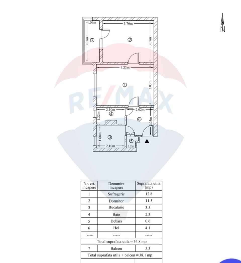 2 room Apartment for sale, Micro 19 area