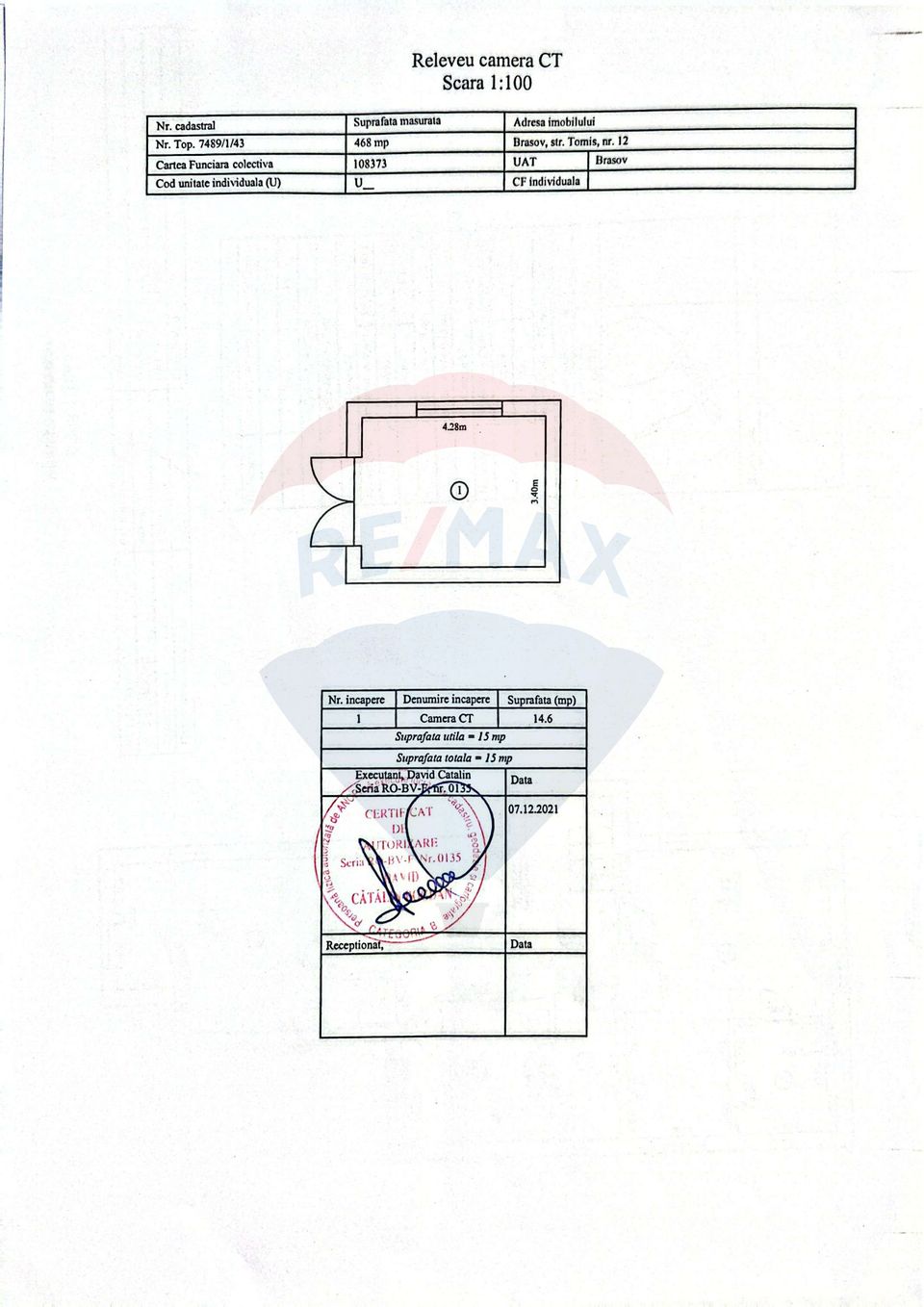 Hotel / Pensiune cu 14 camere/strada Tomis