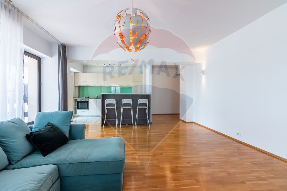 Apartament 3 camere de închiriat în Pipera, loc parcare, terasa 95mp